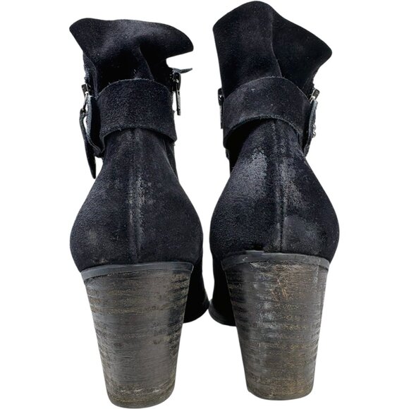 Paul Green Dallas Oiled Suede Dual Zip Ankle Boot - Picture 5 of 10